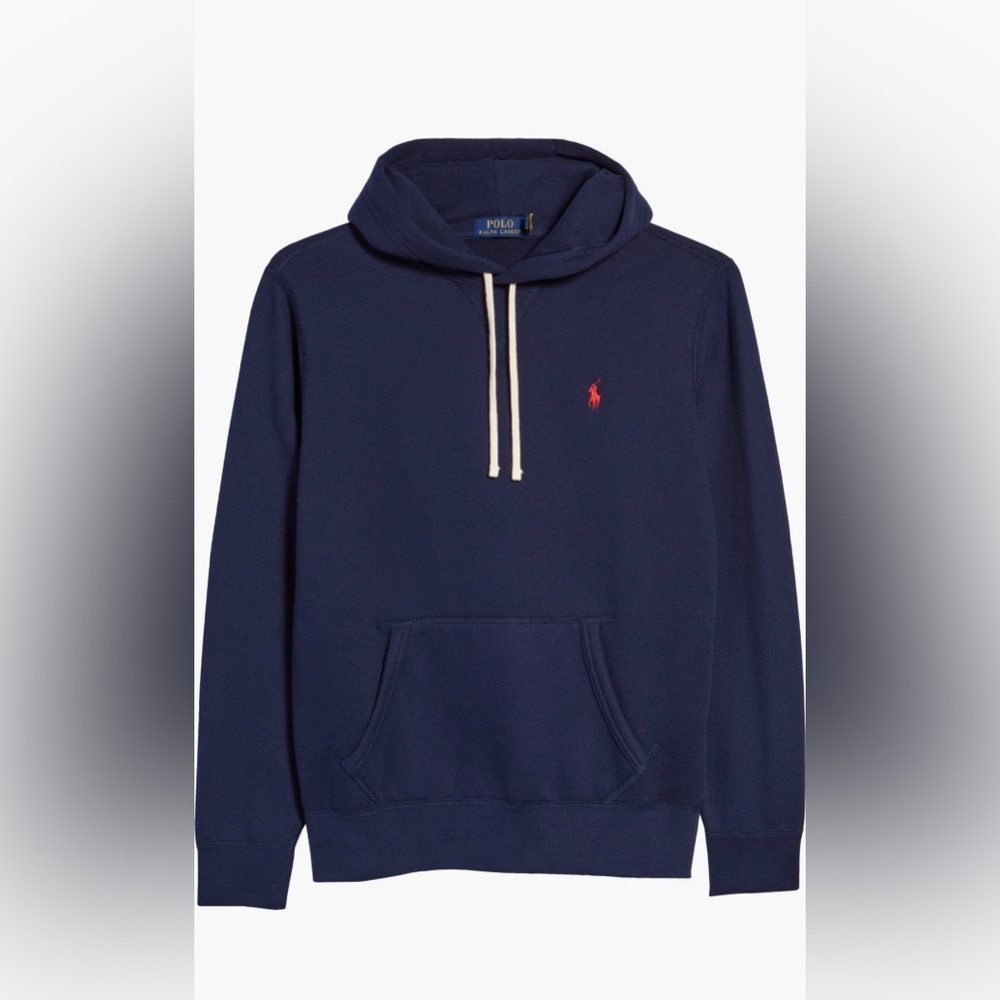 Polo Ralph Lauren, Fleece Pullover Hoodie, Cruise Navy, Medium